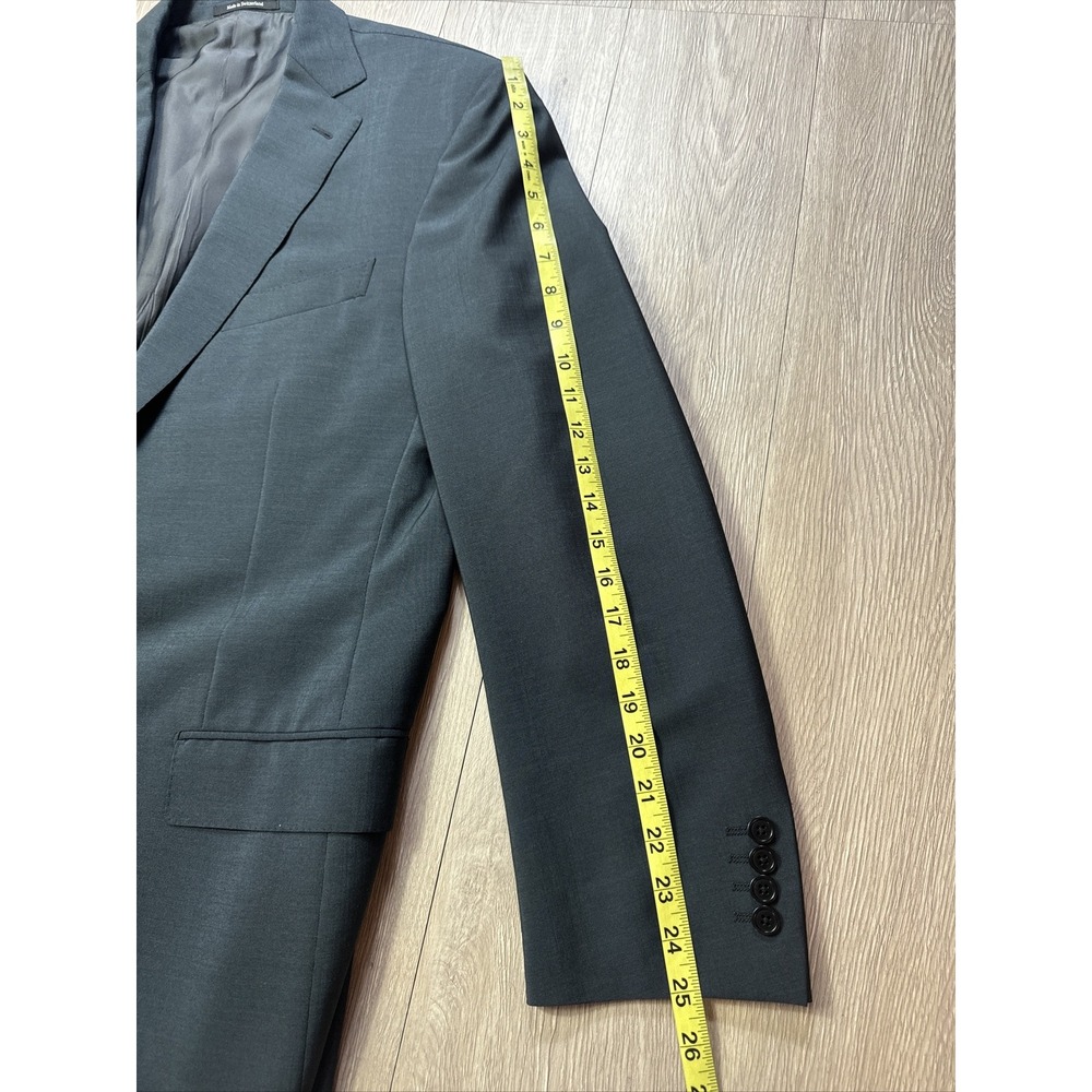 Zegna X Saks "Mila" Travel Blazer Sport Coat Size 44L Unique Color Slim Fit NEW! - Picture 11 of 12